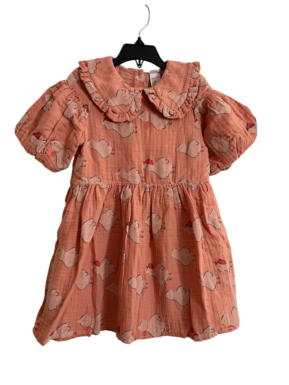 NEW H&M Adorables organic cotton bird dress